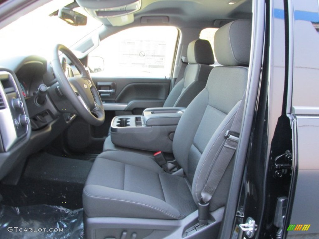 2014 Silverado 1500 LTZ Z71 Double Cab 4x4 - Black / Jet Black photo #13