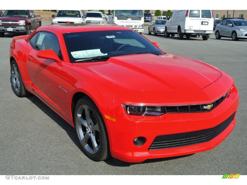 2014 Camaro LT/RS Coupe - Red Hot / Black photo #1