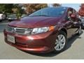 Crimson Pearl - Civic LX Sedan Photo No. 1