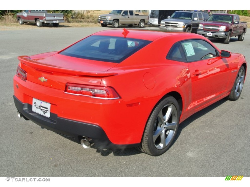 2014 Camaro LT/RS Coupe - Red Hot / Black photo #5