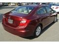 Crimson Pearl - Civic LX Sedan Photo No. 5