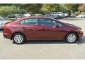 Crimson Pearl - Civic LX Sedan Photo No. 6
