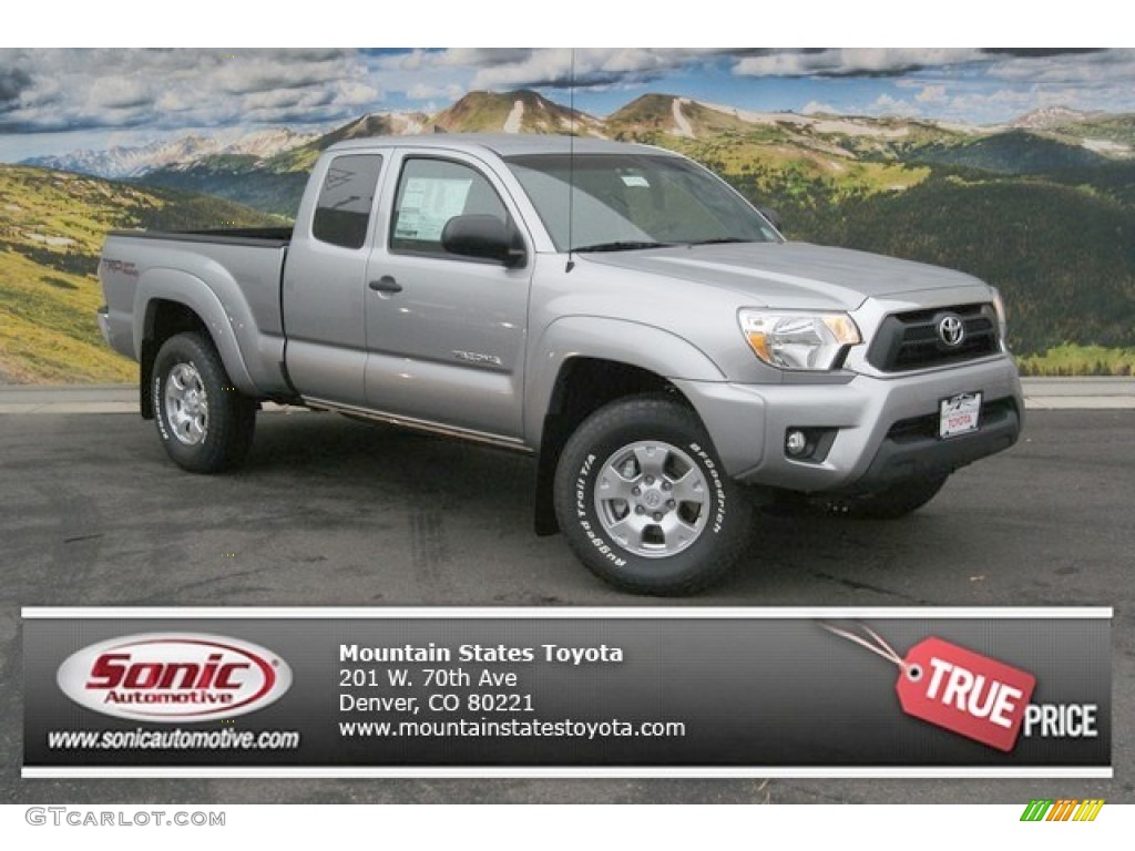 2014 Tacoma V6 TRD Access Cab 4x4 - Silver Sky Metallic / Graphite photo #1