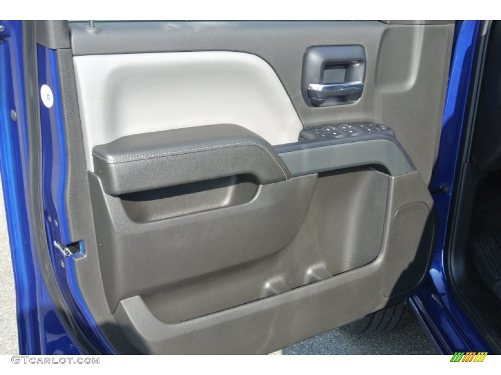 2014 Silverado 1500 LT Double Cab 4x4 - Blue Topaz Metallic / Jet Black/Dark Ash photo #9