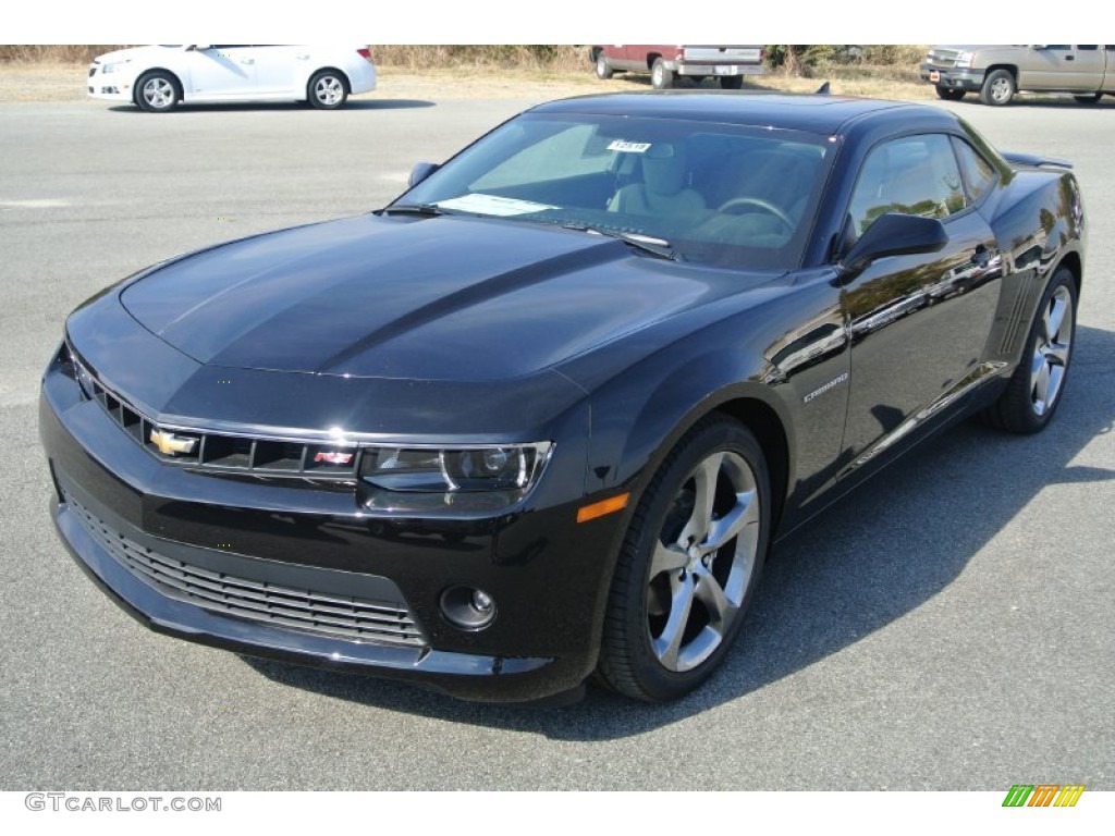 2014 Camaro LT Coupe - Black / Gray photo #2