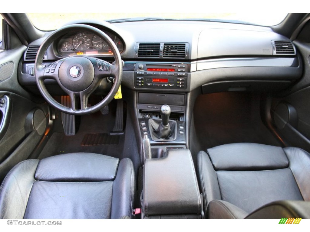2001 BMW 3 Series 325i Convertible Black Dashboard Photo #87408343