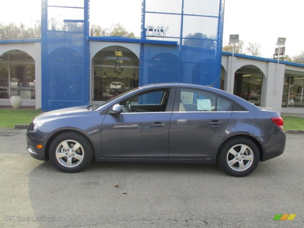 2014 Cruze LT - Atlantis Blue Metallic / Medium Titanium photo #2