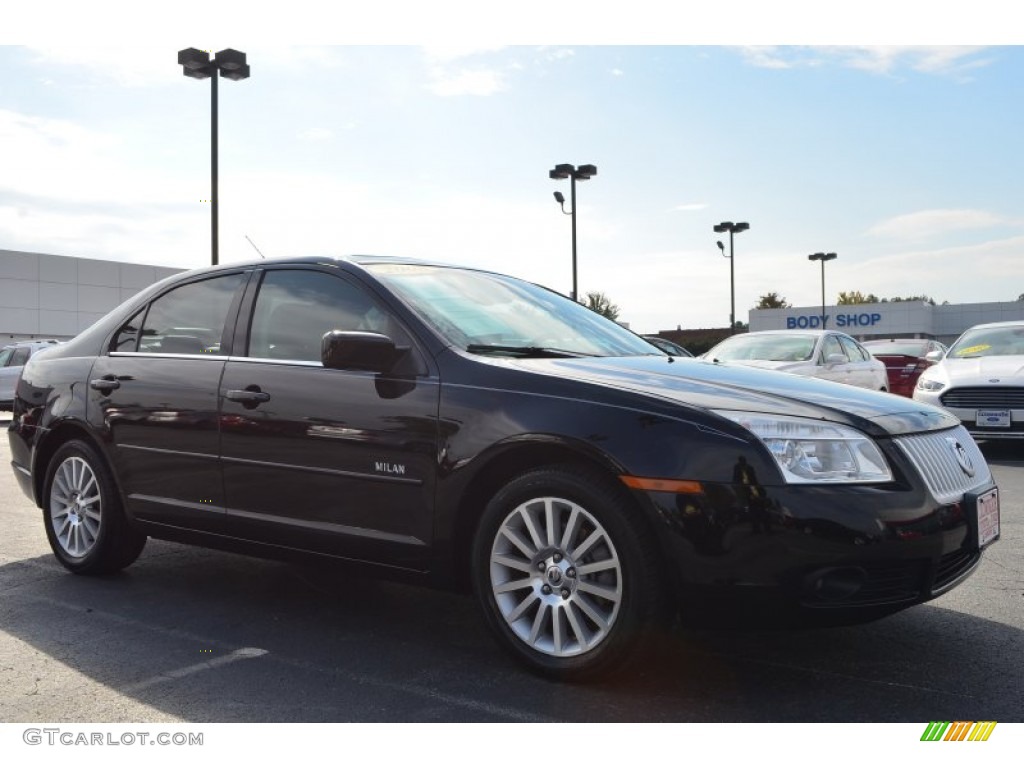 2008 Milan V6 Premier - Black / Dark Charcoal photo #1
