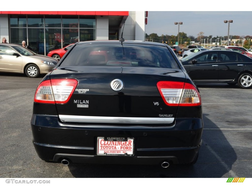 2008 Milan V6 Premier - Black / Dark Charcoal photo #4