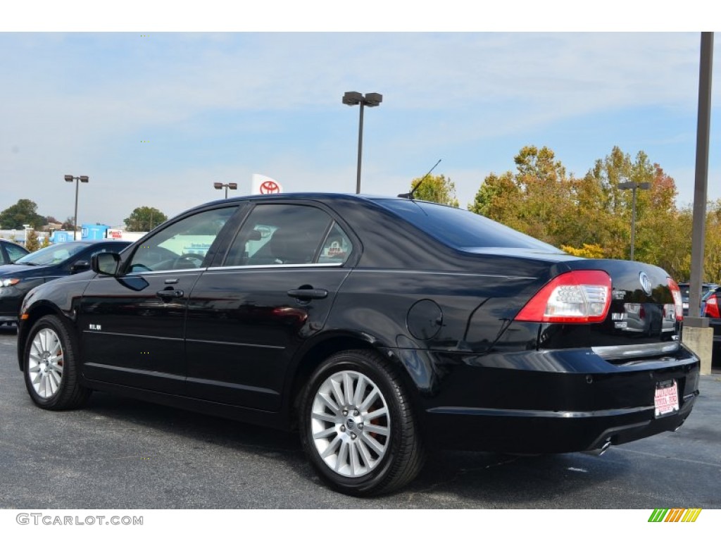 2008 Milan V6 Premier - Black / Dark Charcoal photo #39