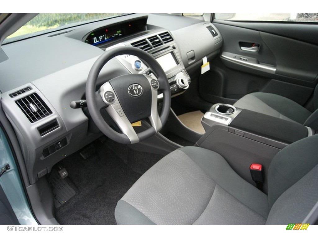 Dark Gray Interior 2014 Toyota Prius v Three Photo #87409999