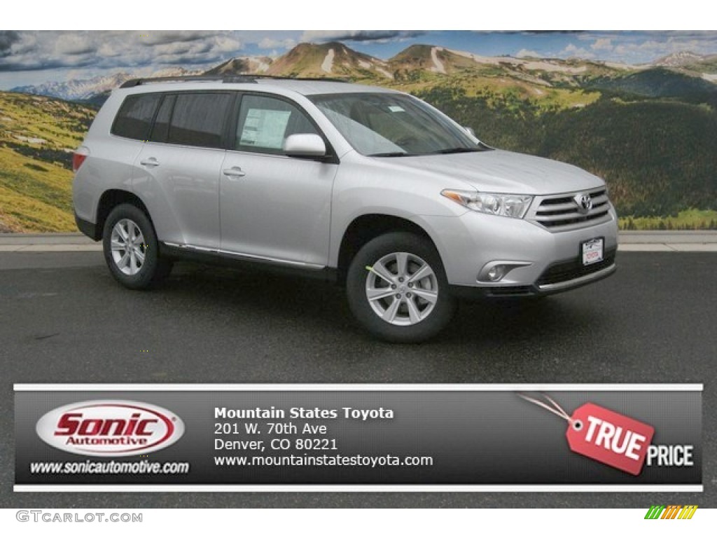 2013 Highlander V6 4WD - Classic Silver Metallic / Ash photo #1