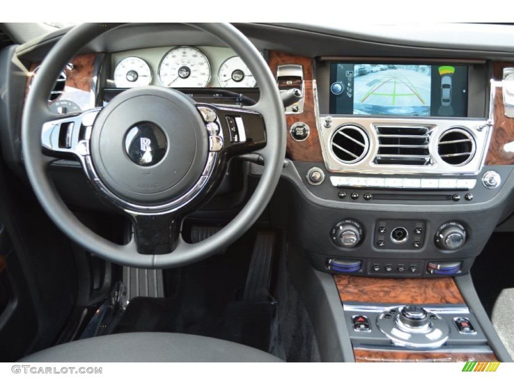 2012 Rolls-Royce Ghost Standard Ghost Model Black Dashboard Photo #87410977