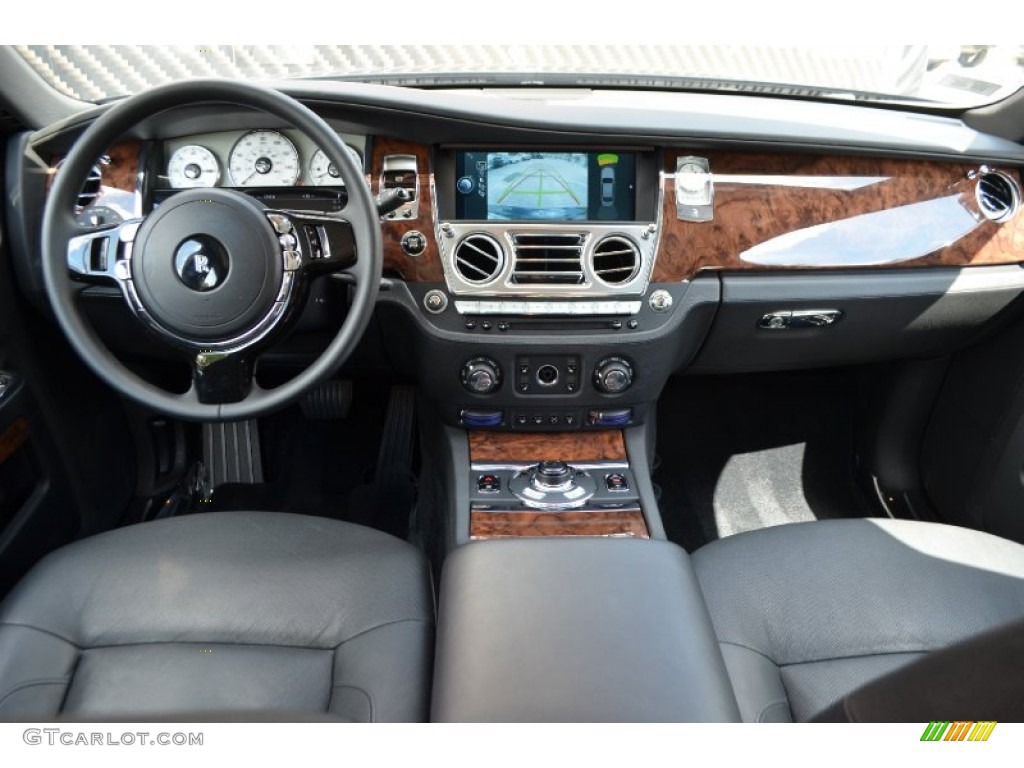 2012 Rolls-Royce Ghost Standard Ghost Model Black Dashboard Photo #87410998