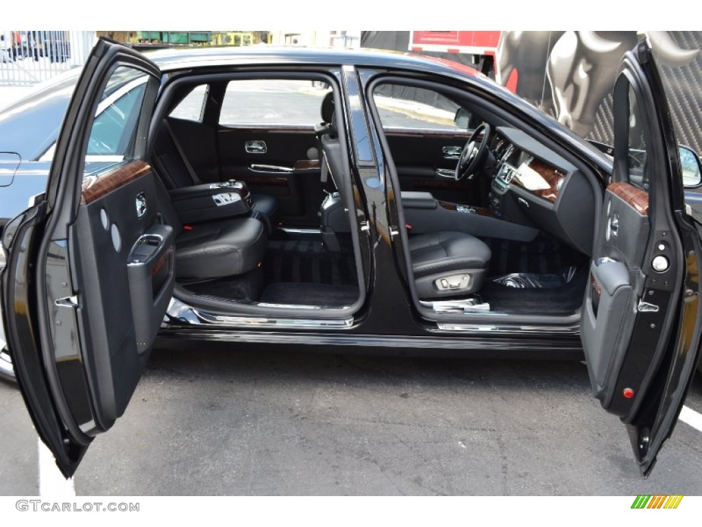 Black Interior 2012 Rolls-Royce Ghost Standard Ghost Model Photo #87411139