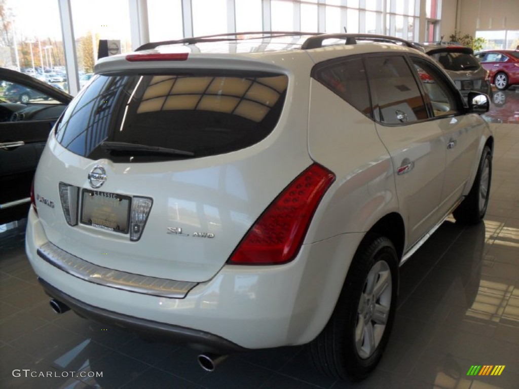 2007 Murano SL AWD - Glacier Pearl White / Cafe Latte photo #2