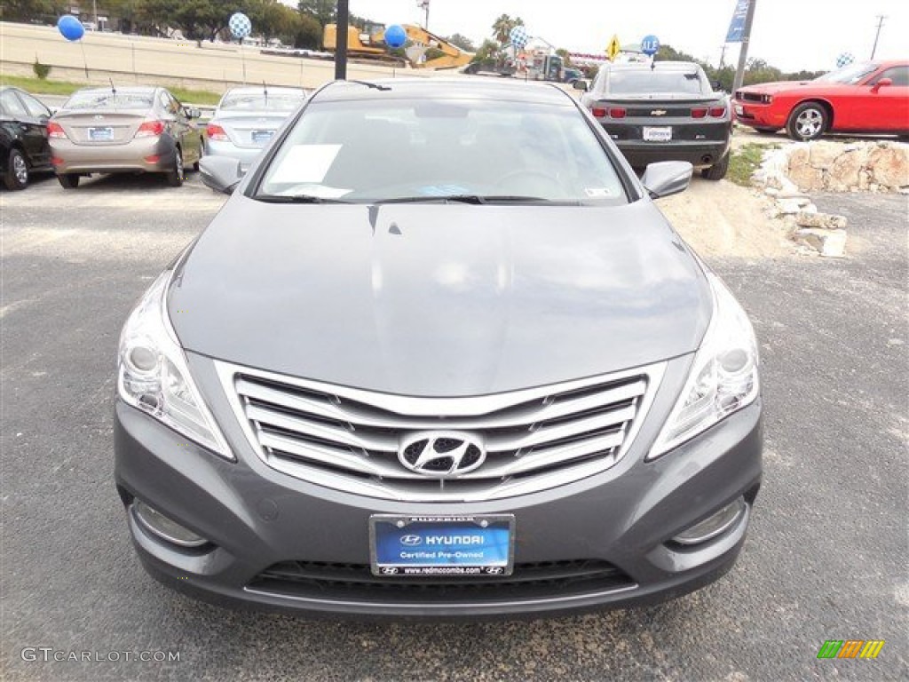 2012 Azera  - Smoke Gray Metallic / Black photo #2