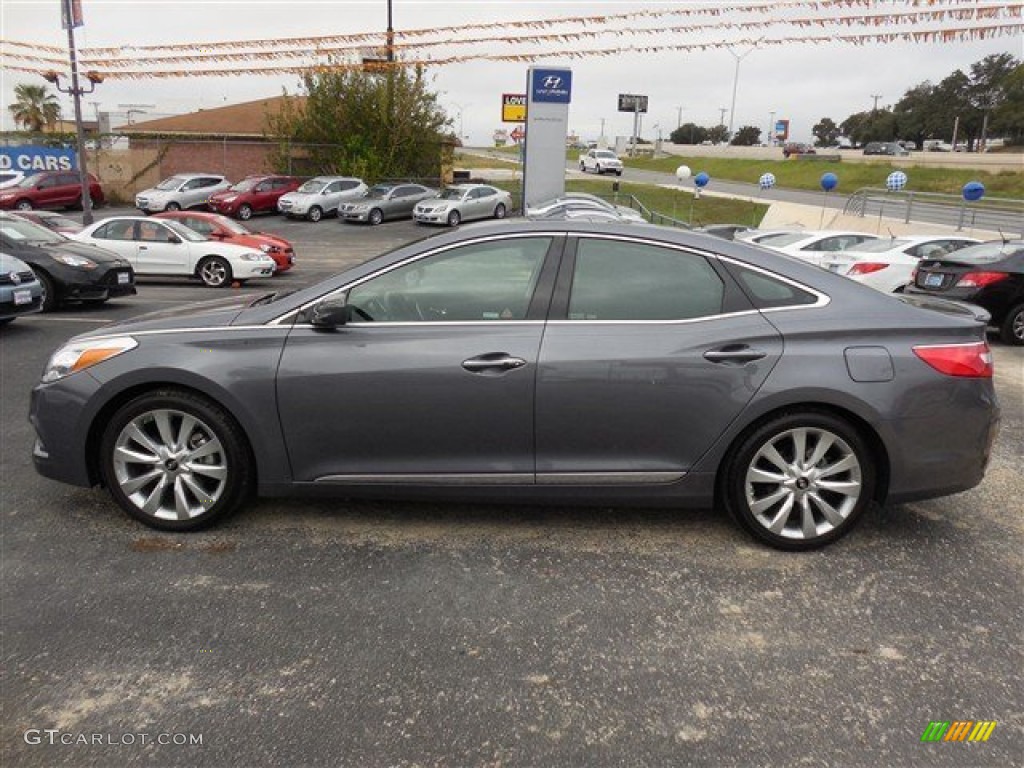 2012 Azera  - Smoke Gray Metallic / Black photo #9