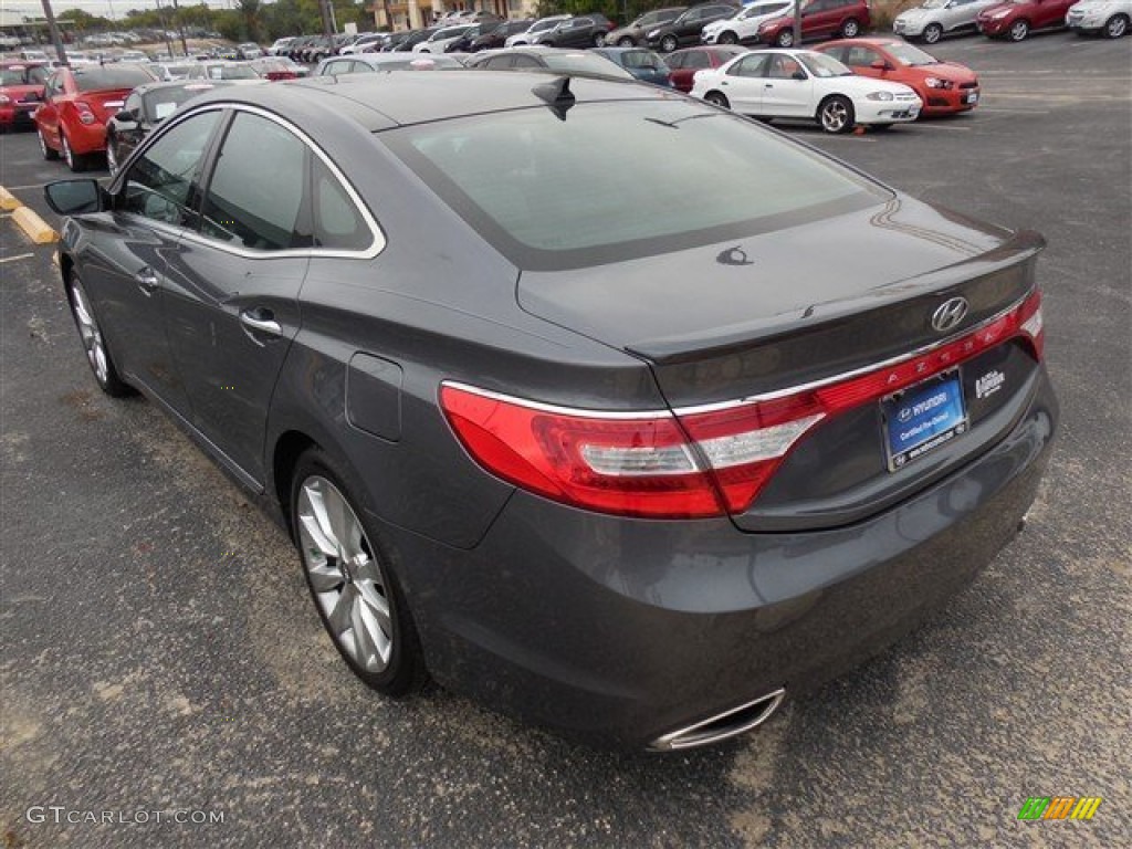2012 Azera  - Smoke Gray Metallic / Black photo #10