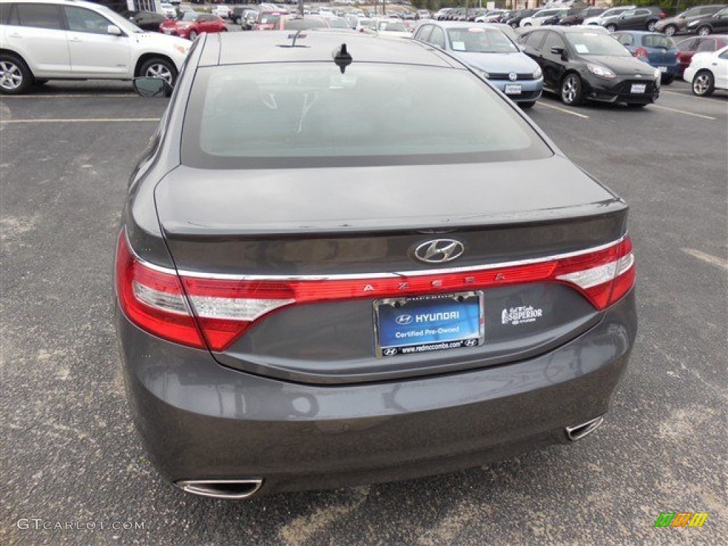 2012 Azera  - Smoke Gray Metallic / Black photo #11