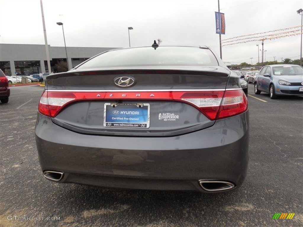 2012 Azera  - Smoke Gray Metallic / Black photo #12