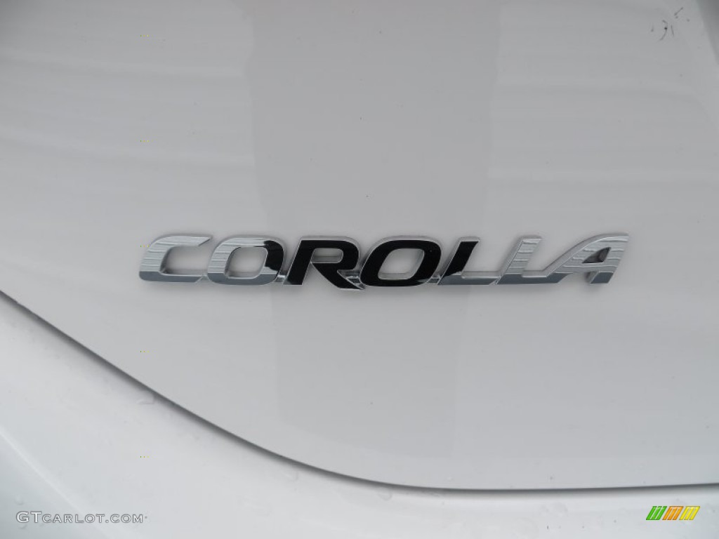2014 Corolla S - Super White / Black photo #14