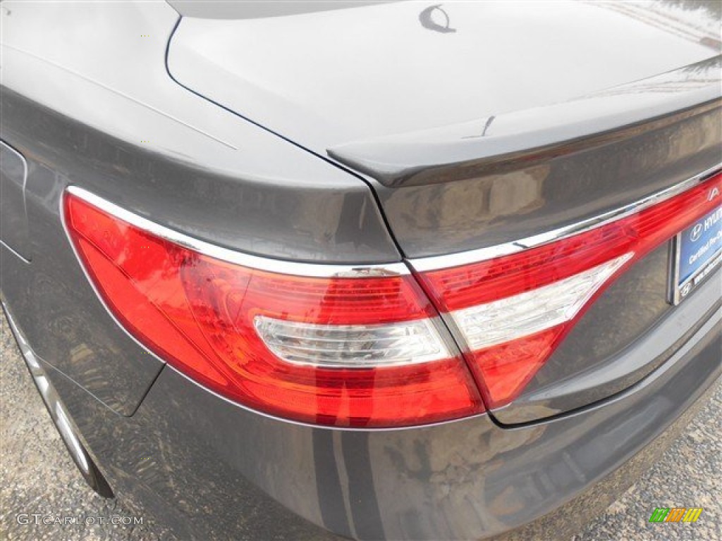 2012 Azera  - Smoke Gray Metallic / Black photo #13