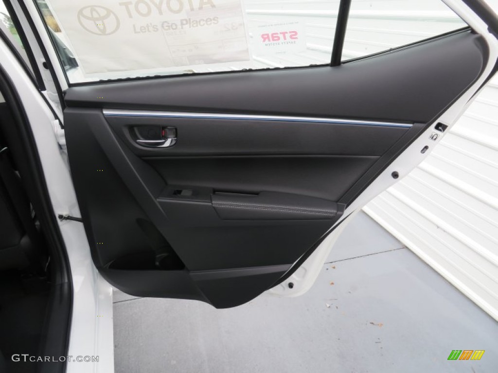 2014 Corolla S - Super White / Black photo #20