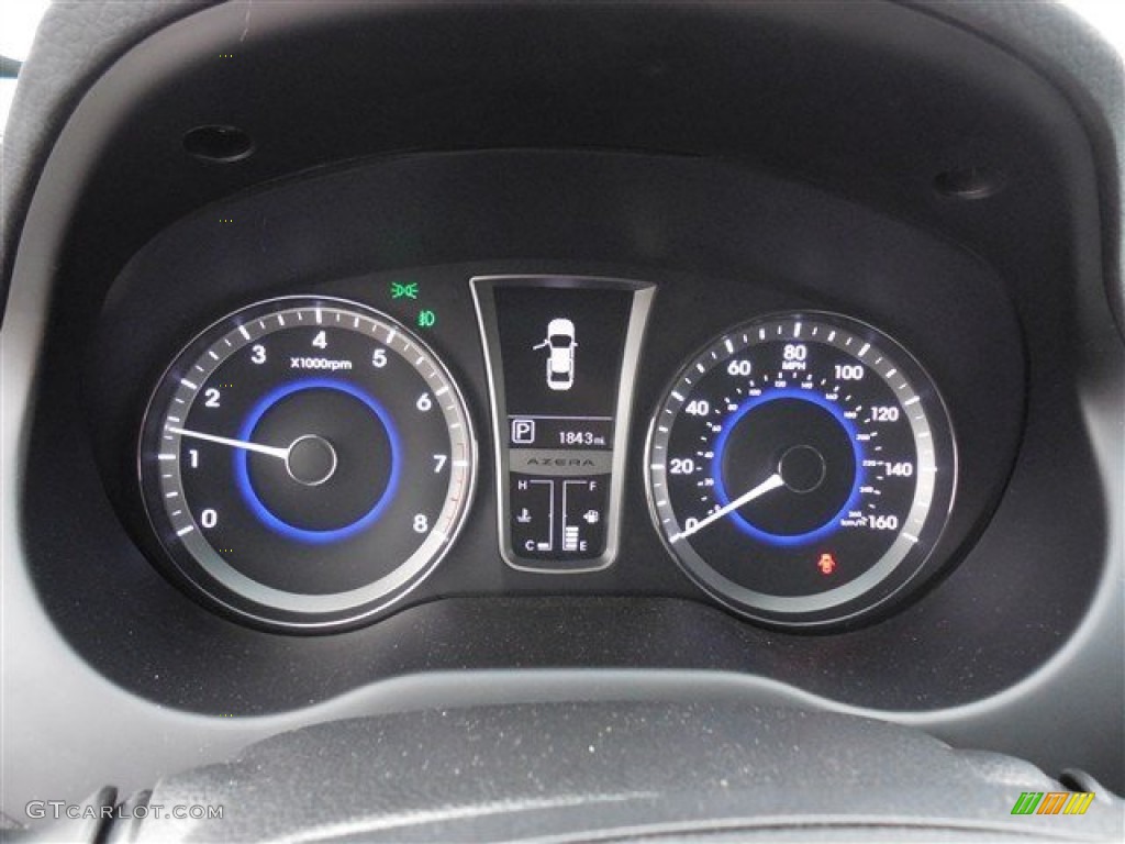 2012 Azera  - Smoke Gray Metallic / Black photo #27