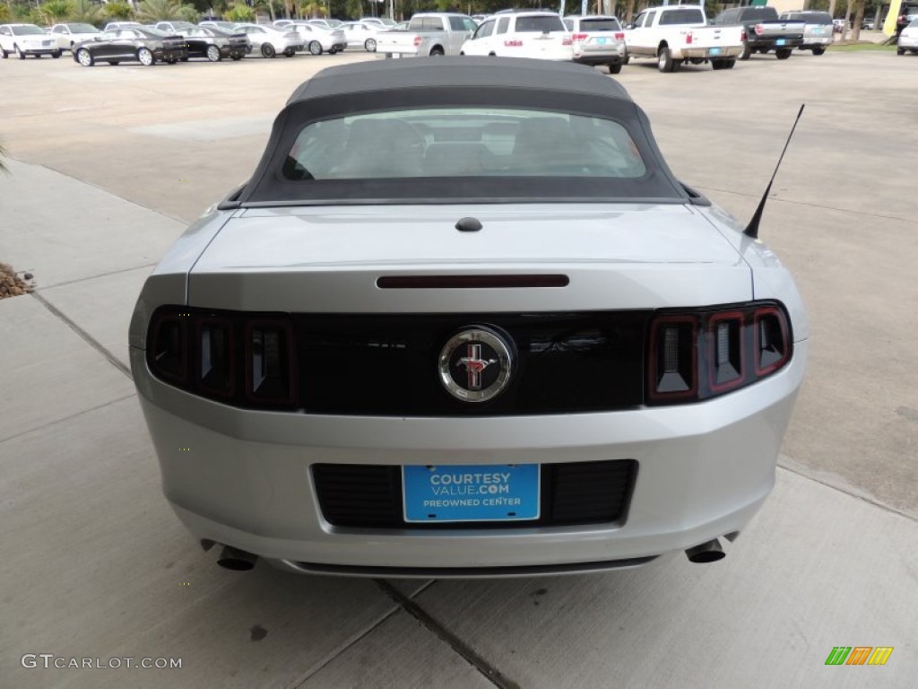 2013 Mustang V6 Premium Convertible - Ingot Silver Metallic / Charcoal Black photo #5