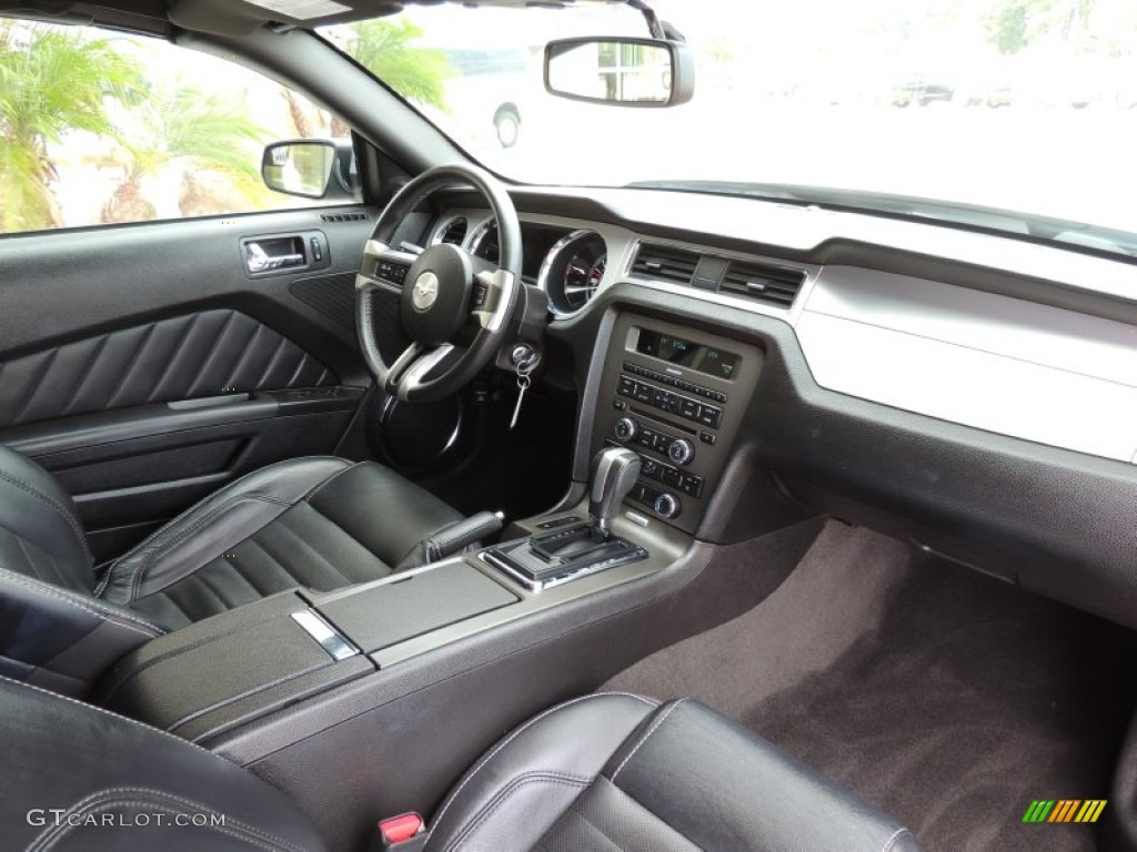 2013 Mustang V6 Premium Convertible - Ingot Silver Metallic / Charcoal Black photo #7
