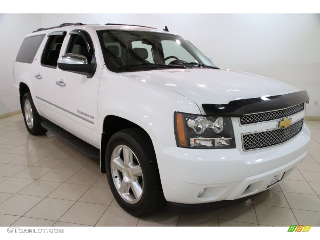 2011 Suburban LTZ 4x4 - Summit White / Ebony photo #1