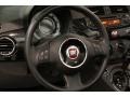 2012 Fiat 500 Tessuto Rosso/Nero (Red/Black) Interior Steering Wheel Photo