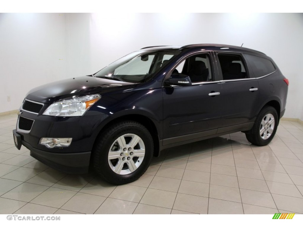 Dark Blue Metallic 2011 Chevrolet Traverse LT Exterior Photo #87414625