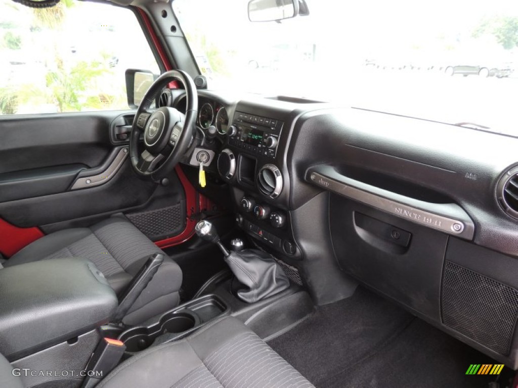 2011 Wrangler Sport 4x4 - Deep Cherry Red Crystal Pearl / Black photo #6