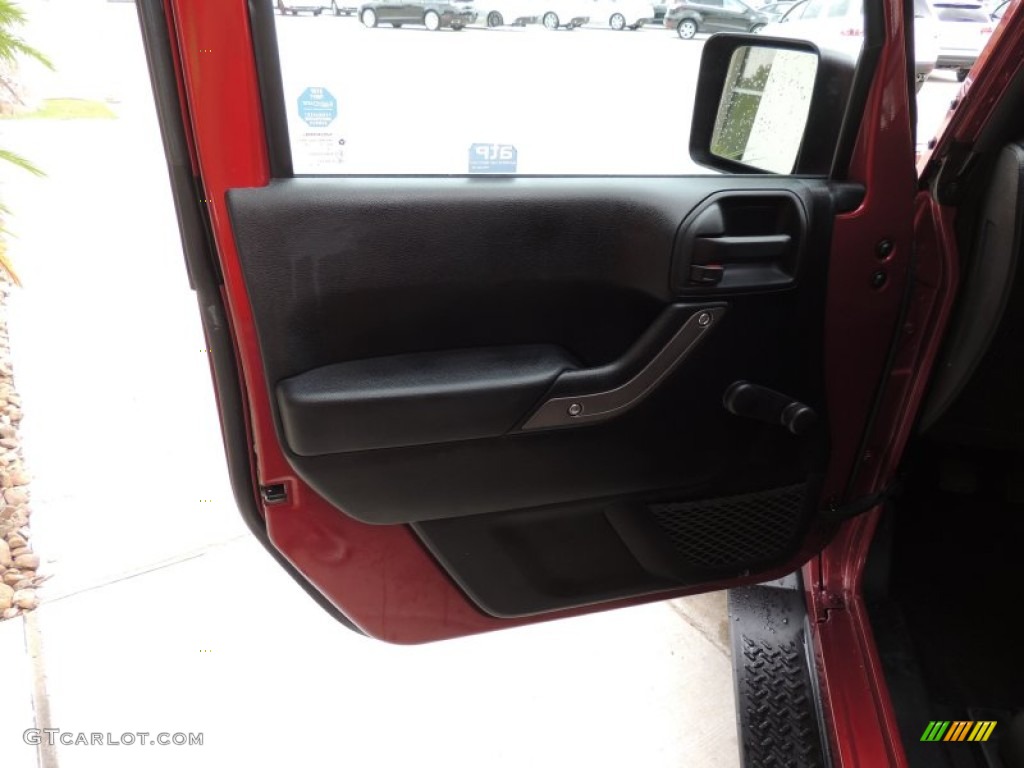 2011 Wrangler Sport 4x4 - Deep Cherry Red Crystal Pearl / Black photo #12
