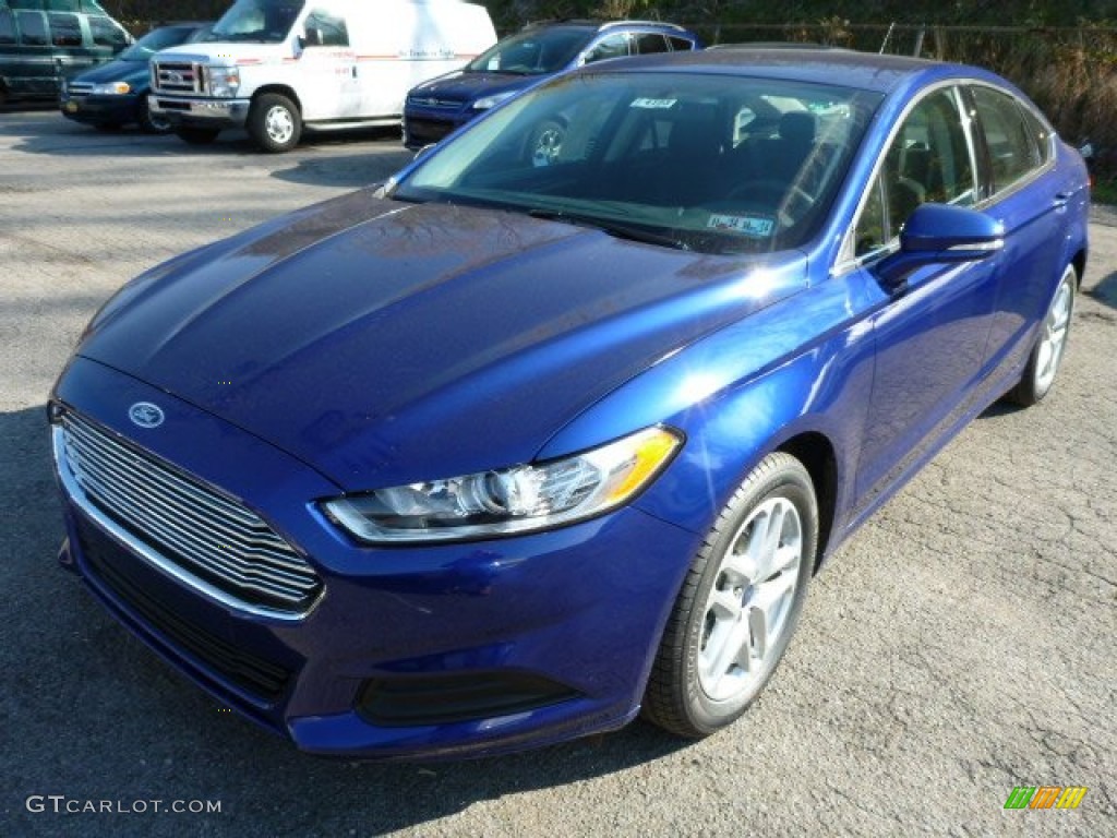 Deep Impact Blue 2014 Ford Fusion SE EcoBoost Exterior Photo #87415789