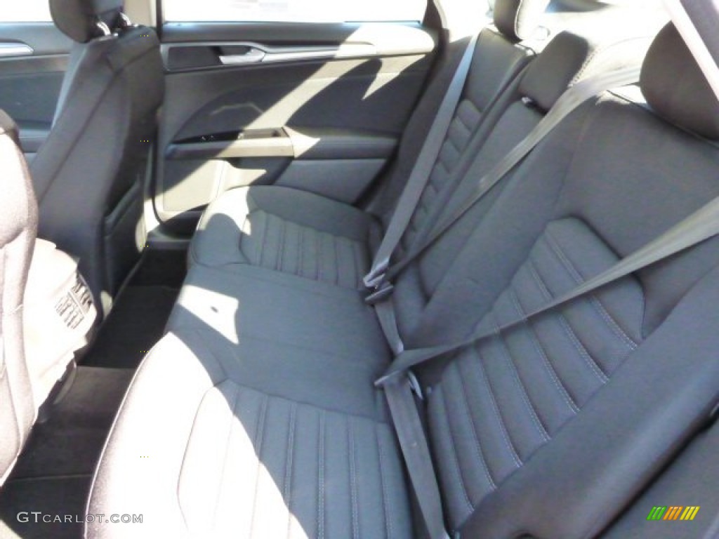 2014 Ford Fusion SE EcoBoost Rear Seat Photo #87415814