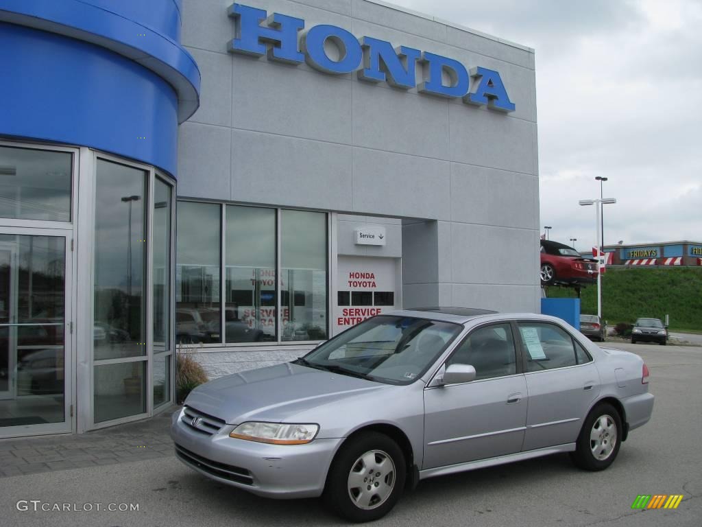 2001 Accord EX V6 Sedan - Satin Silver Metallic / Quartz Gray photo #1