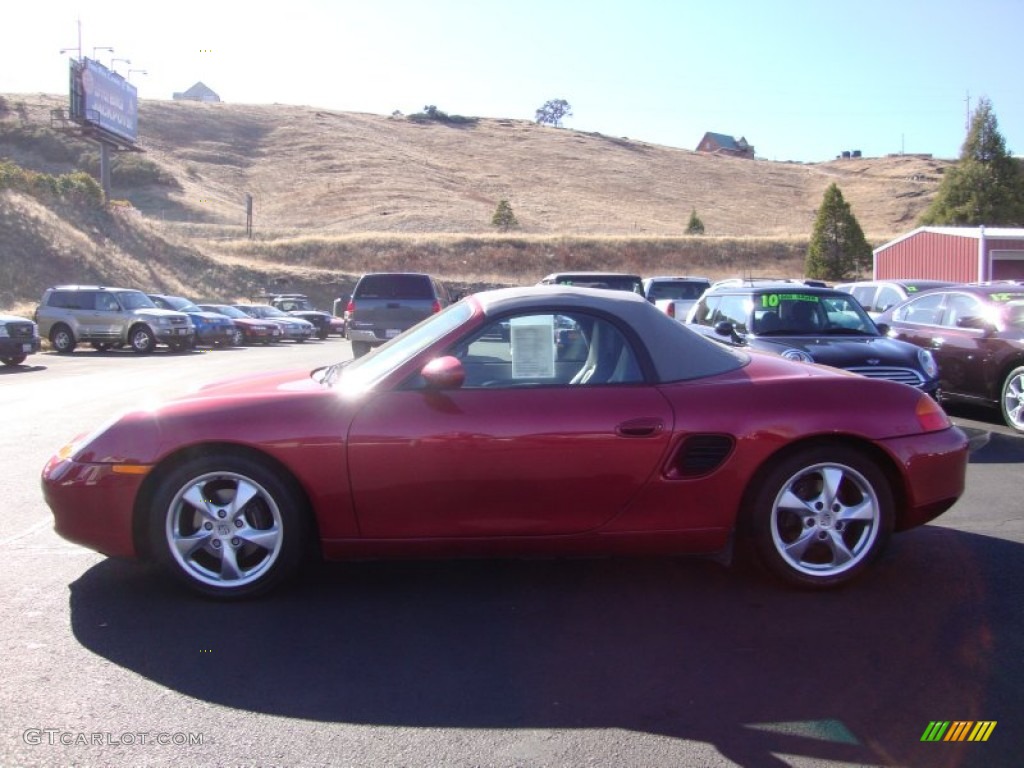 2001 Boxster  - Orient Red Metallic / Graphite Grey photo #4