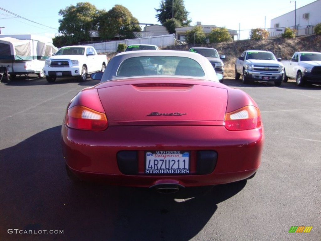 2001 Boxster  - Orient Red Metallic / Graphite Grey photo #6