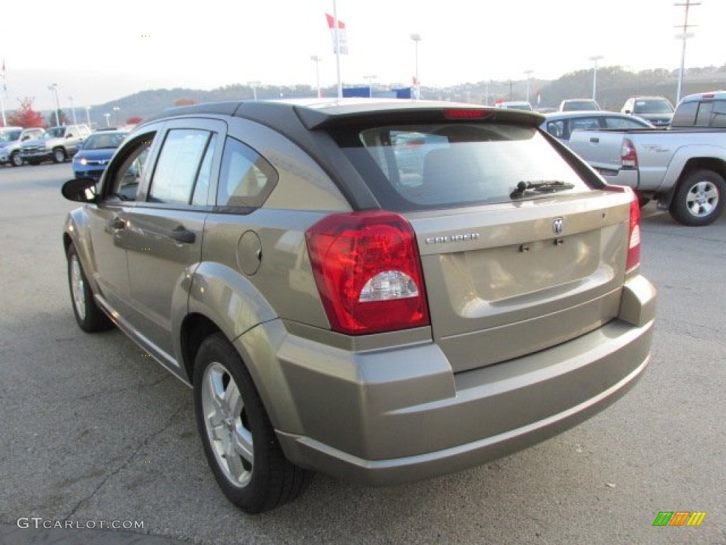 2008 Caliber SE - Light Khaki Metallic / Dark Slate Gray photo #6