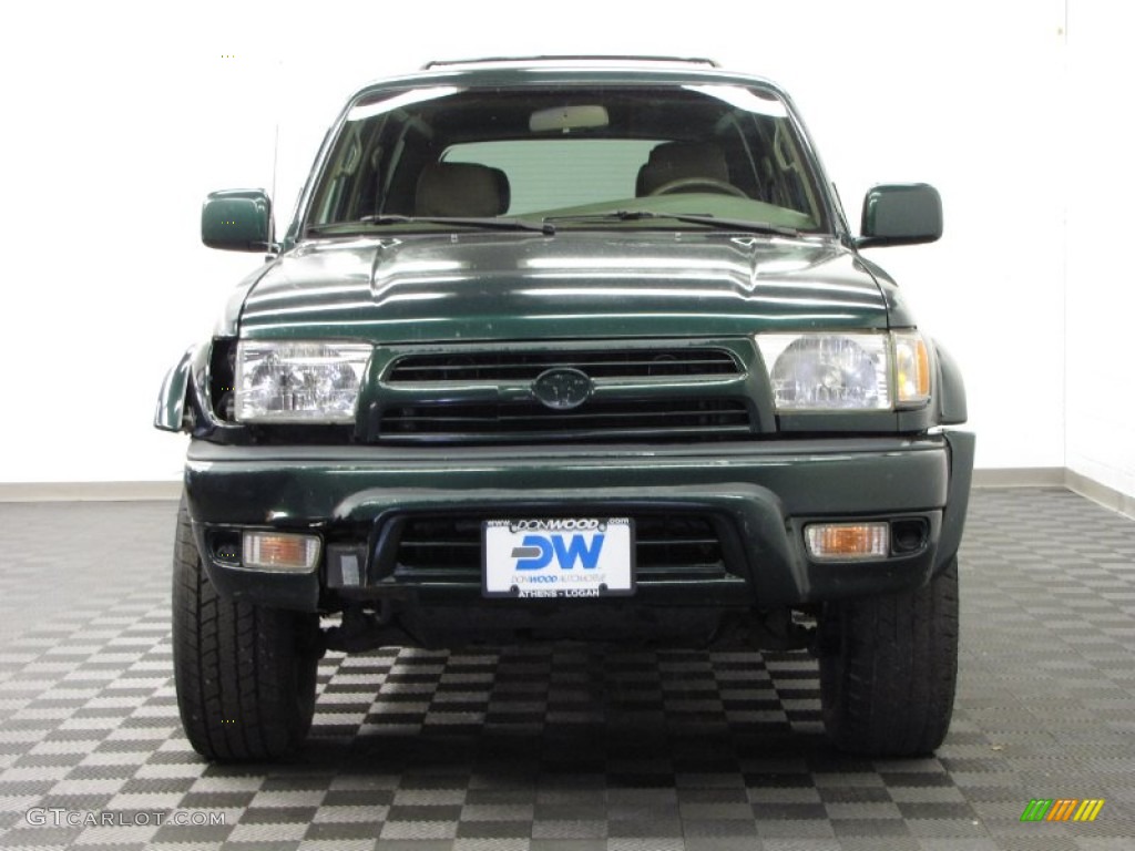 1999 4Runner Limited 4x4 - Imperial Jade Green Mica / Oak photo #2
