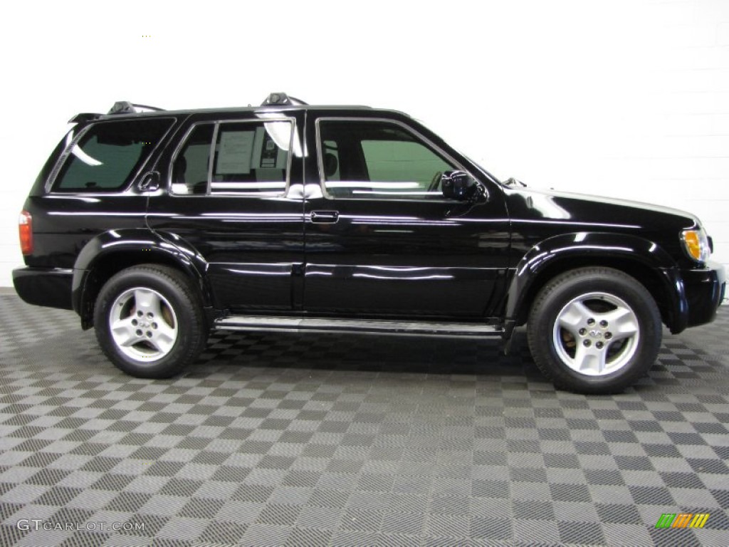 2002 QX4 4x4 - Black Obsidian / Graphite photo #3