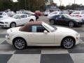 Marble White - MX-5 Miata Grand Touring Roadster Photo No. 4