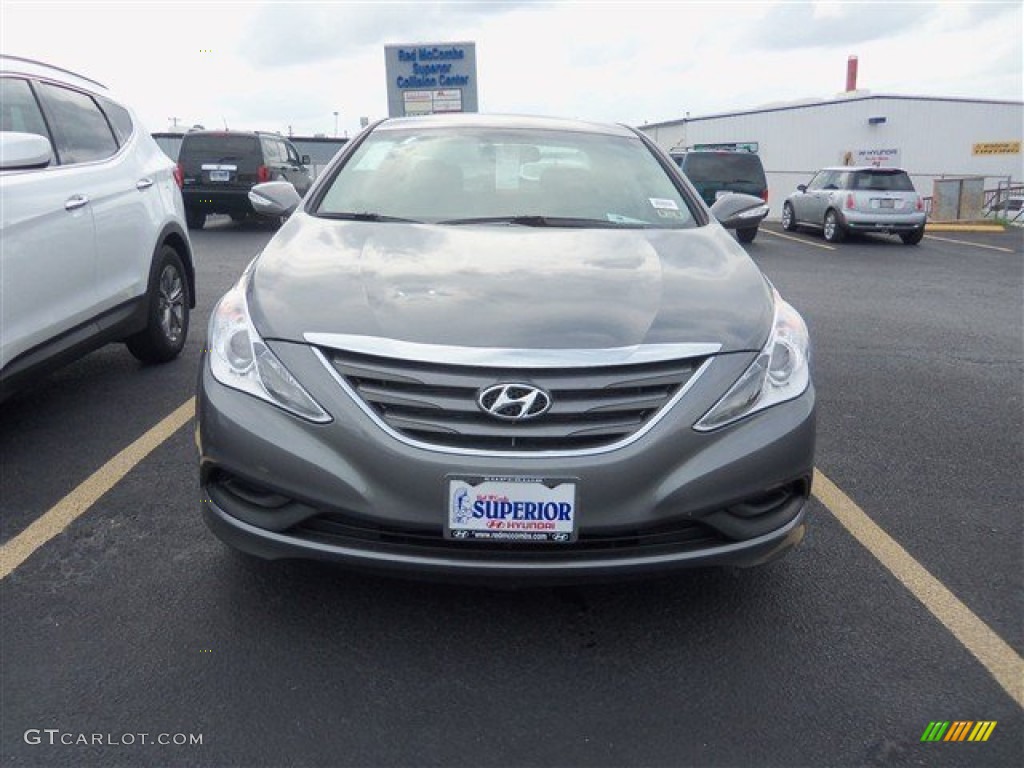 2014 Sonata GLS - Harbor Gray Metallic / Gray photo #1