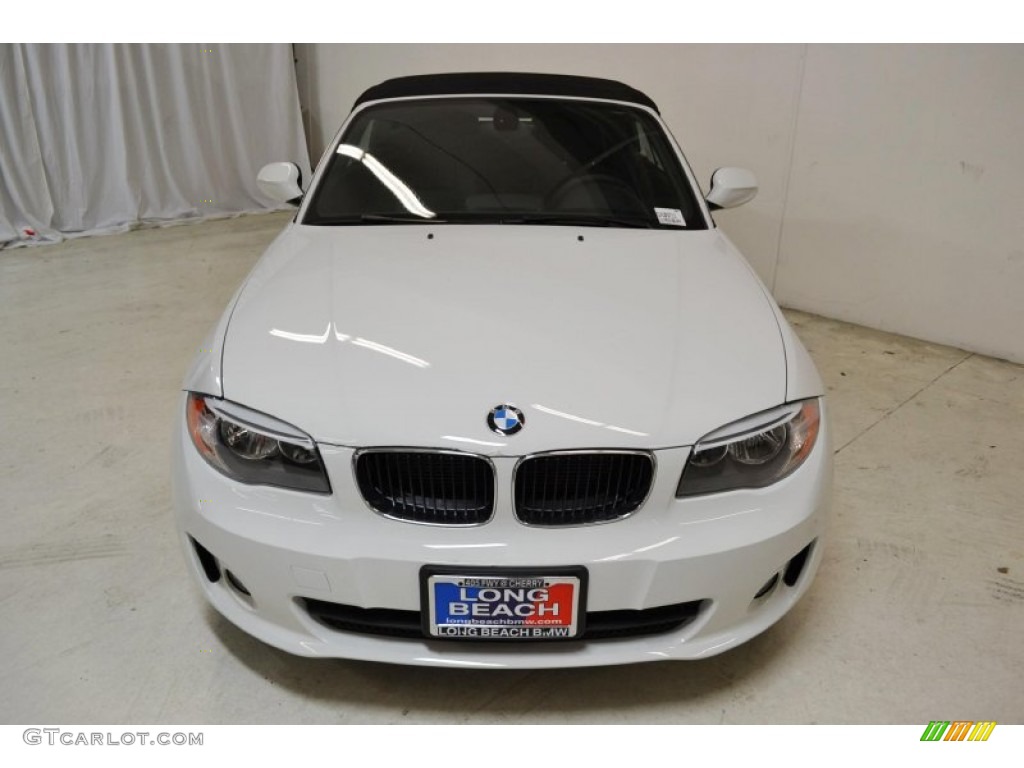 2013 1 Series 128i Convertible - Alpine White / Black photo #5