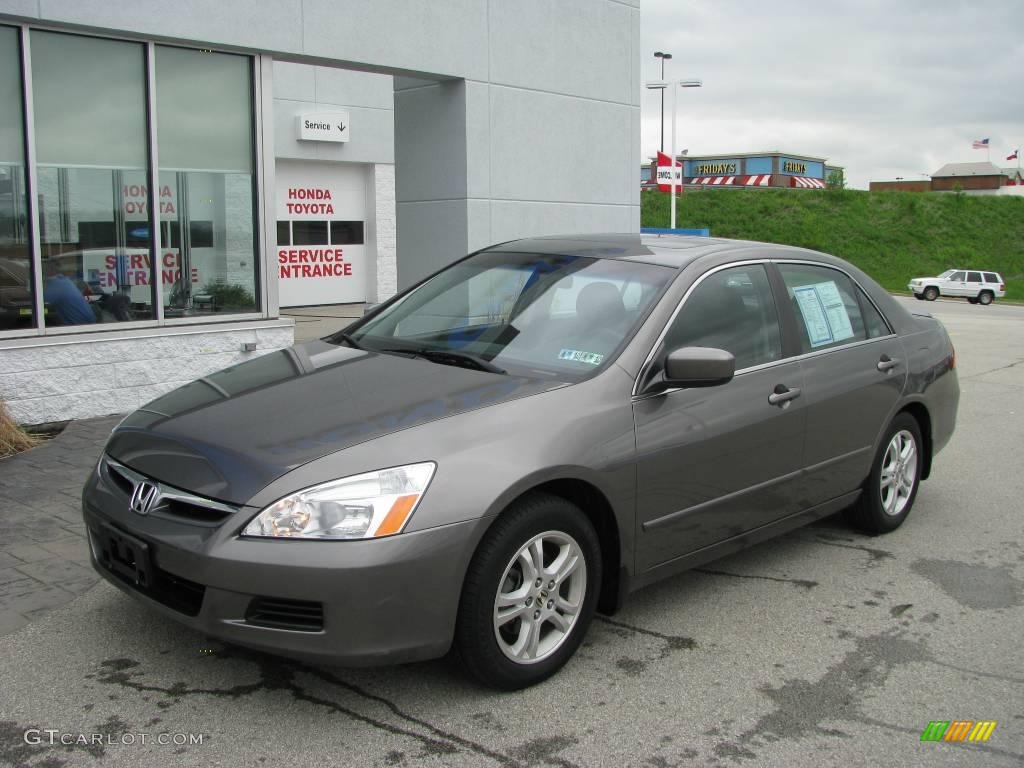 2006 Accord EX Sedan - Carbon Bronze Pearl / Black photo #2