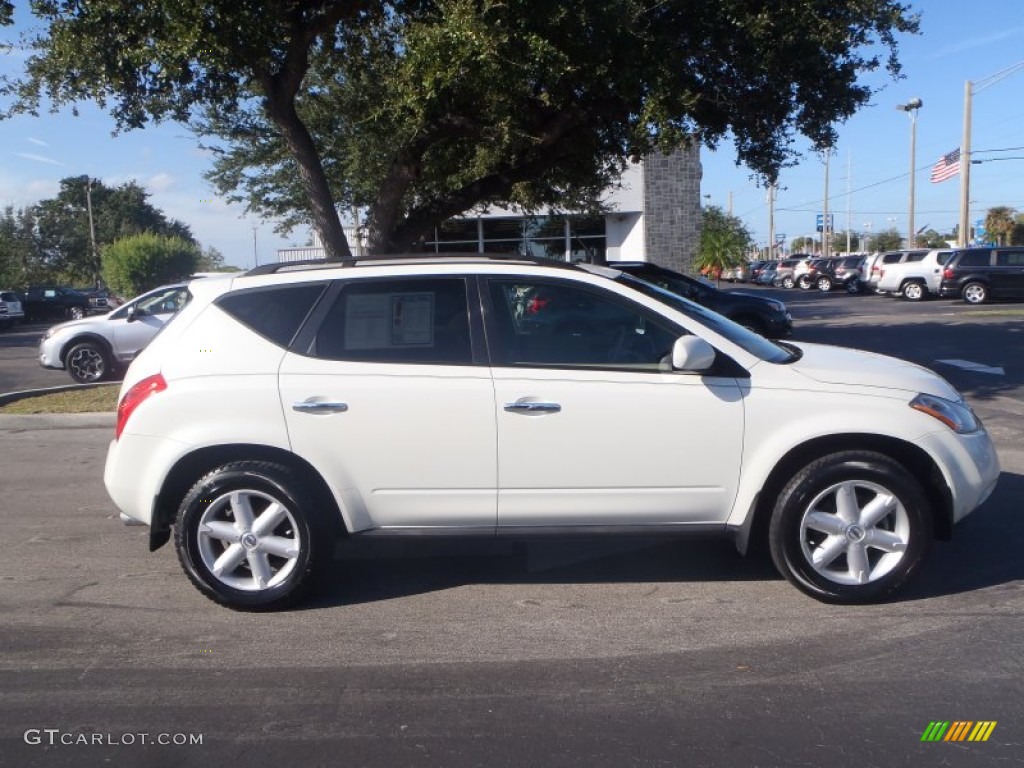 2004 Murano SE - Glacier Pearl White / Cafe Latte photo #6