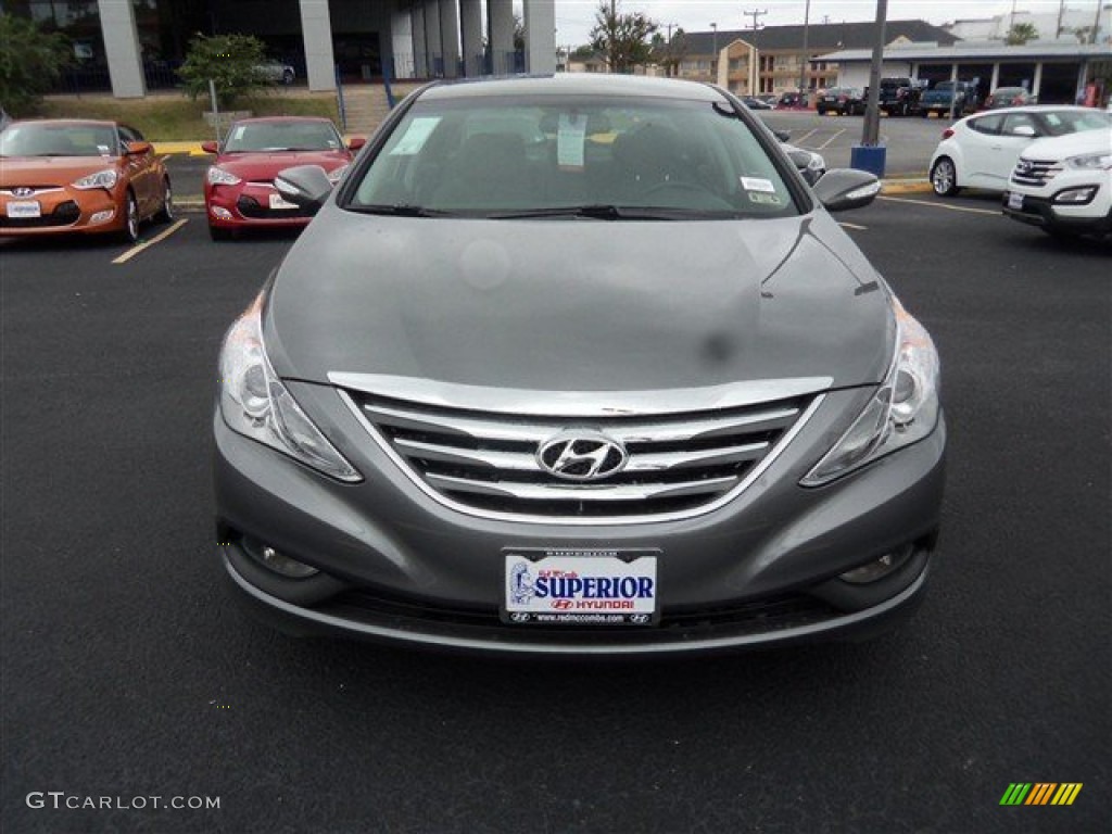 2014 Sonata SE - Harbor Gray Metallic / Gray photo #1